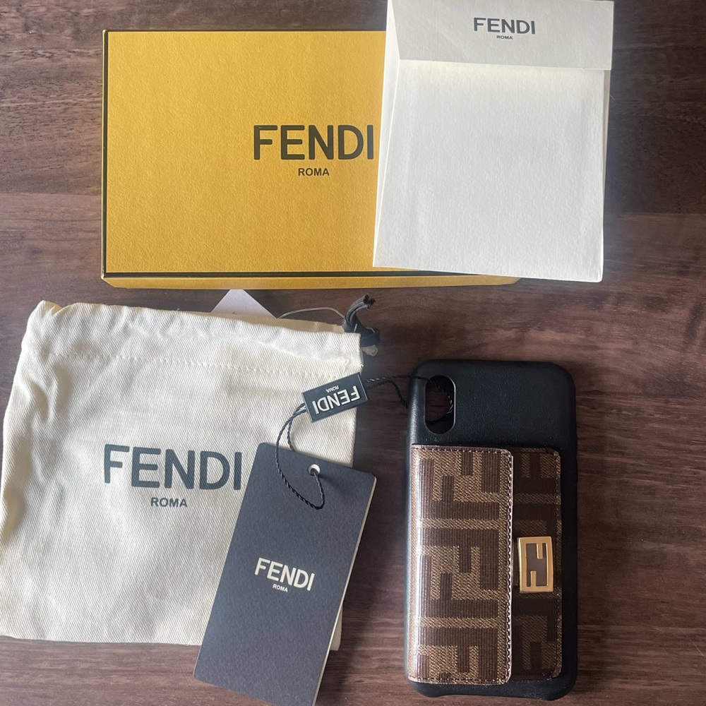 Fendi FF Logo iPhone X Case